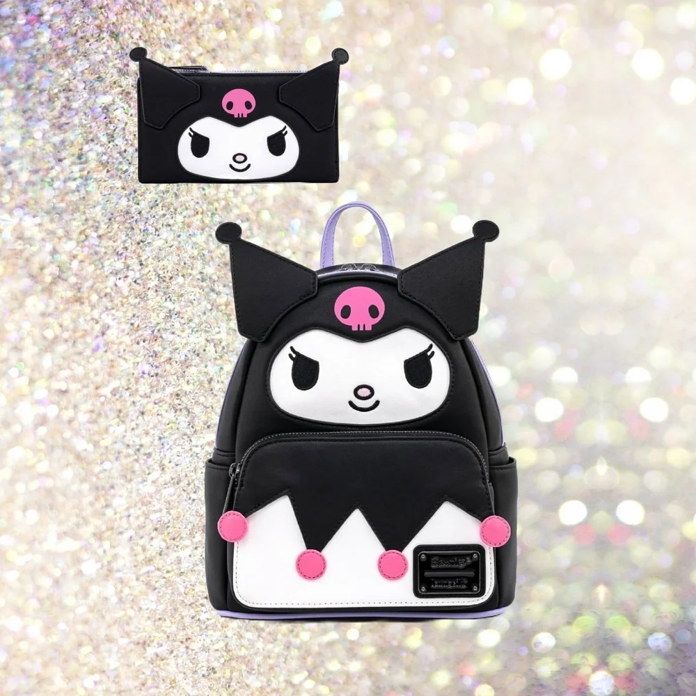 Loungefly x Sanrio Kuromi Cosplay Mini Backpack and Wallet
